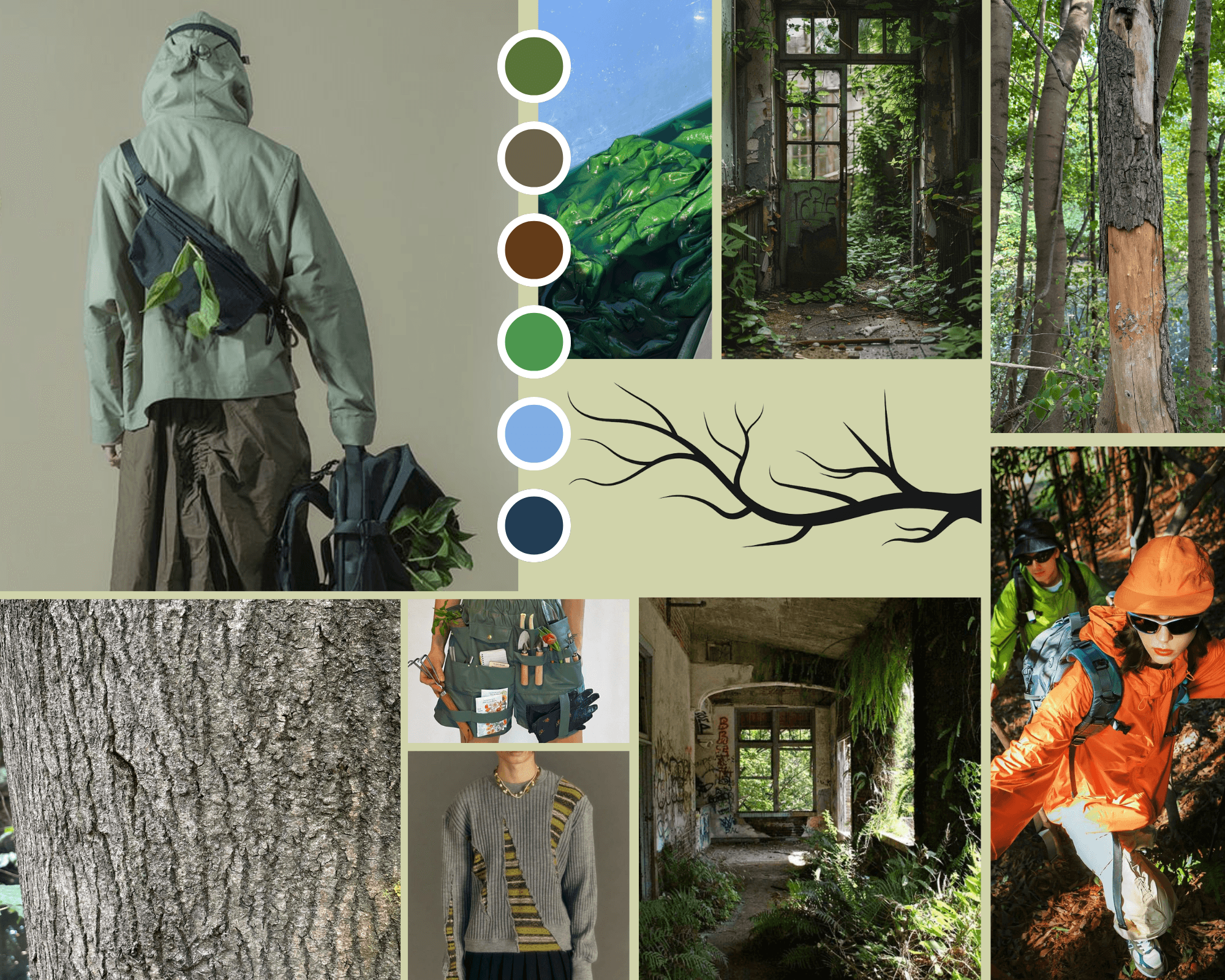 Moodboard for Efterladt med håb